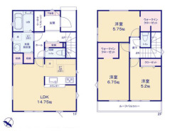 間取り：1号棟
