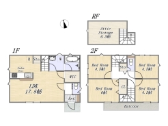 12号棟　4LDK+小屋裏収納