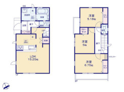 ３号棟間取り：3LDK