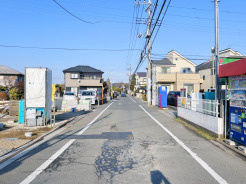 前面道路 1月撮影
