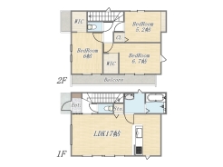 【11号地】
Plan：3LDK+2WIC
建物面積：86.12㎡｜建物参考価格：2000万円