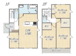 【12号地】
Plan：4LDK+2WIC
建物面積：91.08㎡｜建物参考価格：2000万円