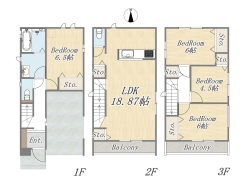 【H号地】
Plan：4LDK
建物面積：102.98㎡｜建物参考価格：1600万円