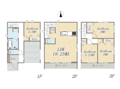 【I号地】
Plan：4LDK
建物面積：101.84㎡｜建物参考価格：1600万円