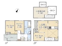 A号棟　2SLDK+小屋裏収納