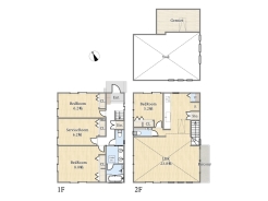 【間取り図】3SLDK+小屋裏収納+パントリー
