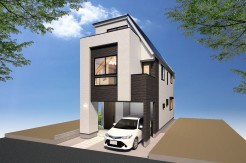 【建物完成イメージパース】B号棟
※イメージ画像と実際の物件とは異なる場合がございます。
