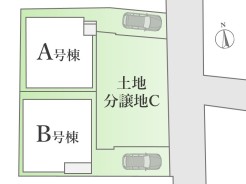 【全体区画図】
弊社限定公開！土日祝現地販売会実施中！
目黒区の閑静な住宅地に佇む高級感ある全2棟新築分譲住宅が誕生。商業・教育施設が充実しており、子育て世帯にも過ごしやすい住環境となっています。
