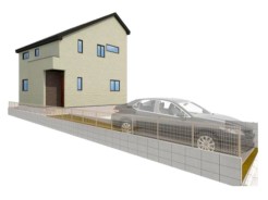 【建物完成イメージパース】1号棟
※イメージ画像と実際の物件とは異なる場合がございます。

