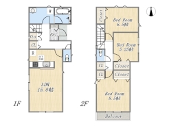【間取り図】3LDK