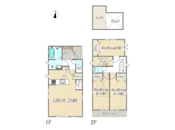 【間取り図】2号棟　3SLDK
