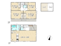 【間取り図】1号棟　4LDK
