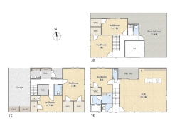 【間取り図】5LDK+5WIC+SIC+屋上テラス
