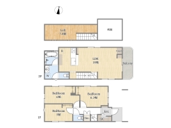 【間取り図】2号棟　3LDK+ロフト+SIC