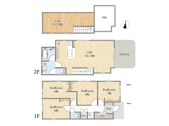 【間取り図】4LDK+ロフト+SIC
