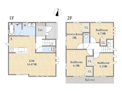 【間取り図】3LDK+S
