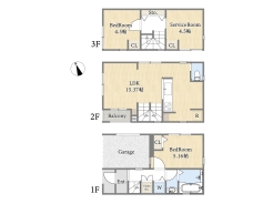 【間取り図】3LDK
