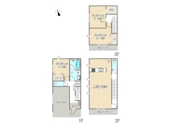 【間取り図】2号棟　3LDK+WIC
