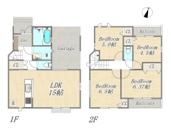 【間取り図】4LDK
