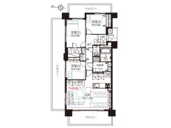 【間取り図】3LDK+WIC
