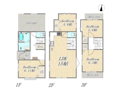 【間取り図】1号棟　4LDK
