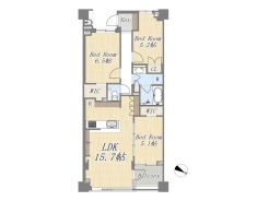 【Plan】2SLDK+2WIC+ワイドバルコニー