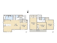 【間取り図】B号棟　4LDK