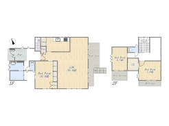 【間取り図】3LDK+ウッドデッキ
