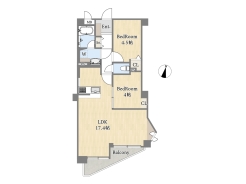 【間取り図】2LDK
