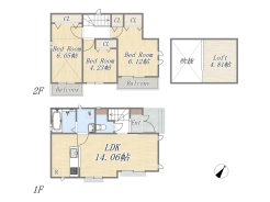 【Plan：3LDK+Loft+カースペース】
