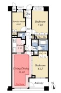【間取り図】2SLDK