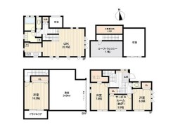 【間取り図】3SLDK+WIC+小屋裏収納