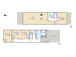 【C号地　参考プラン】
建物参考価格：3190万円／建物面積：102.10㎡
