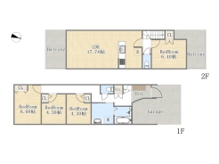 【B号地　参考プラン】
建物参考価格：3080万円／建物面積：99.87㎡
