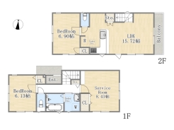 【間取り図】2SLDK
