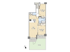 【間取り図】2LDK

