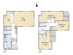 【間取り図】2号棟　3LDK
