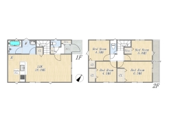 【間取り図】1号棟　4LDK+床下収納