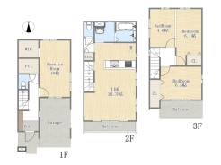 【間取り図】3SLDK
