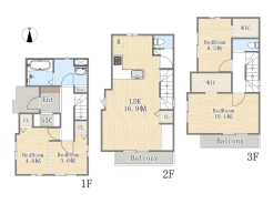 【間取り図】3LDK
