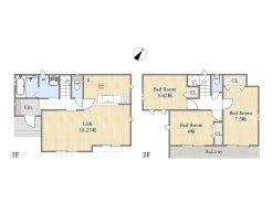 【間取り図】3LDK