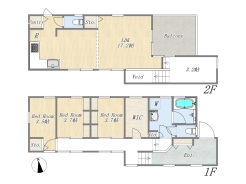 【間取り図】3LDK+WIC+パントリー