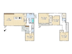 【参考プラン】
建物参考価格：2500万円／建物面積：126.07㎡
