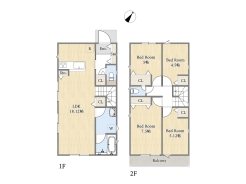 【間取り図】2号棟　4LDK