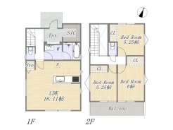 【1号棟】3LDK+SIC+ワイドバルコニー+カースペース
