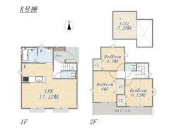 【K号棟】3LDK+Loft+カースペース
