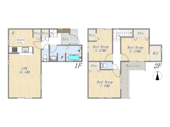 【間取り図】3LDK+WIC+床下収納
