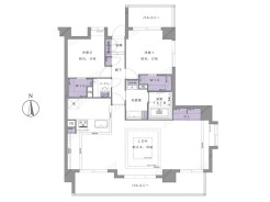 【Plan】2LDK+2WIC+ワイドバルコニー