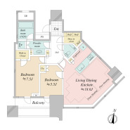 【間取り図】2LDK+WIC+SIC+トランクルーム
