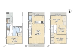 【A号棟】2LDK+2S+ビルトインガレージ
